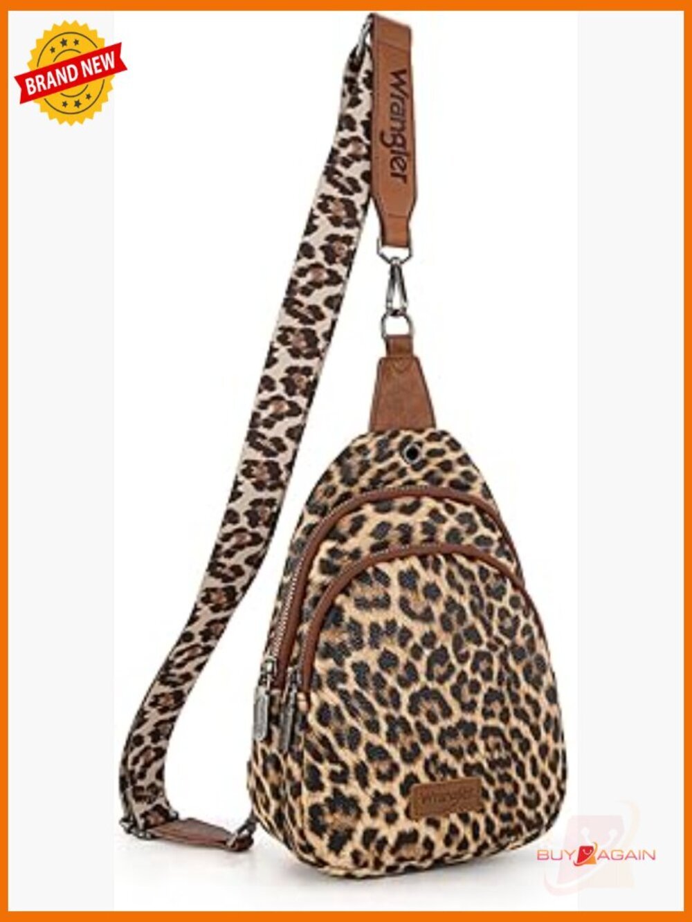Western Crossbody Sling Bag Fanny Pack 4-in-1 Travel Backpack Faux Leather